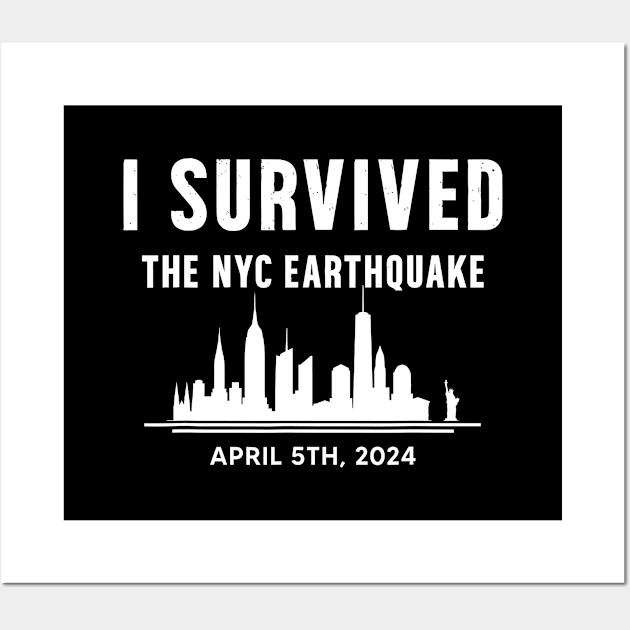 I-survived-the-nyc-earthquake Wall Art by SonyaKorobkova